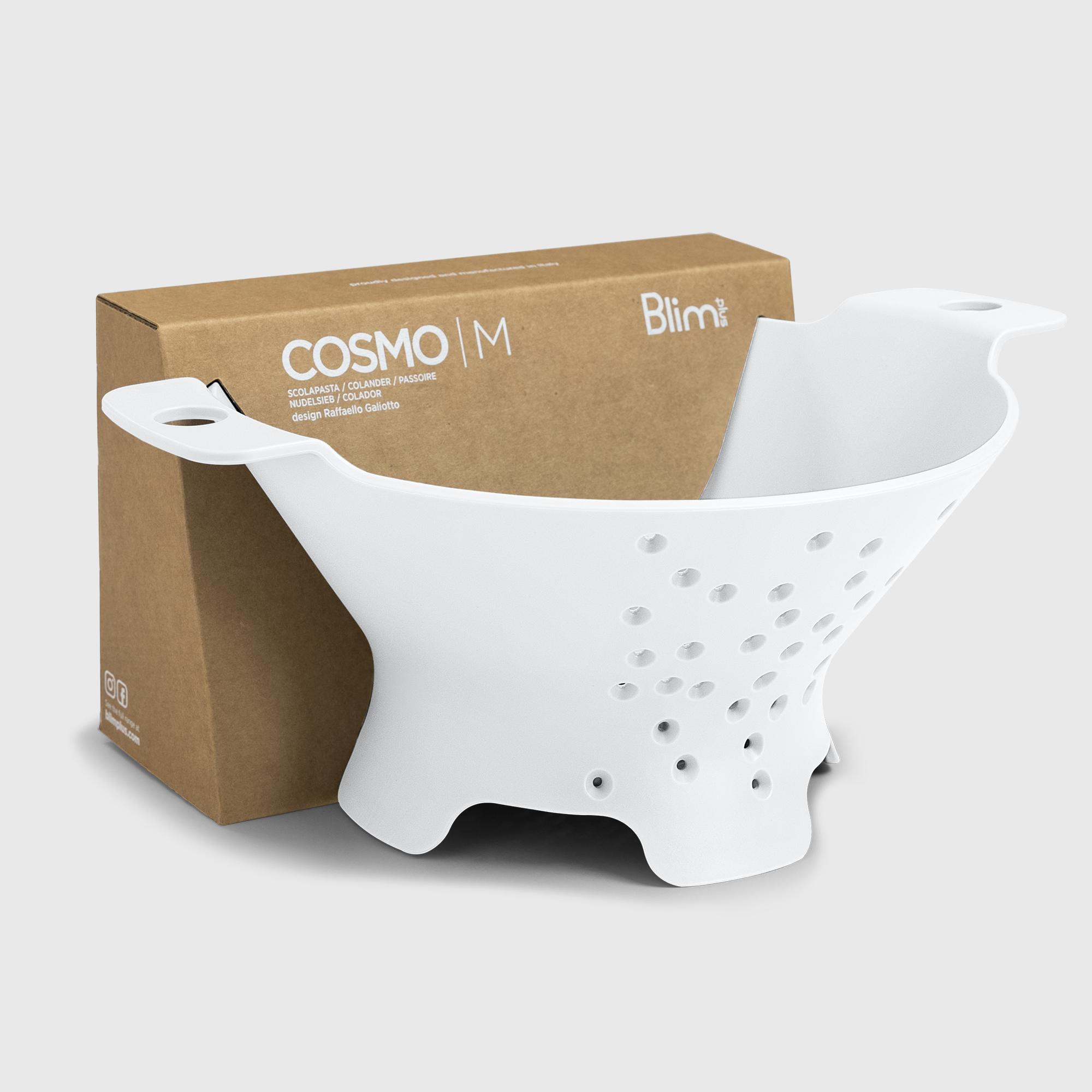 Scolapasta Blim Plus Cosmo - tortora – Genetti Articoli Regalo