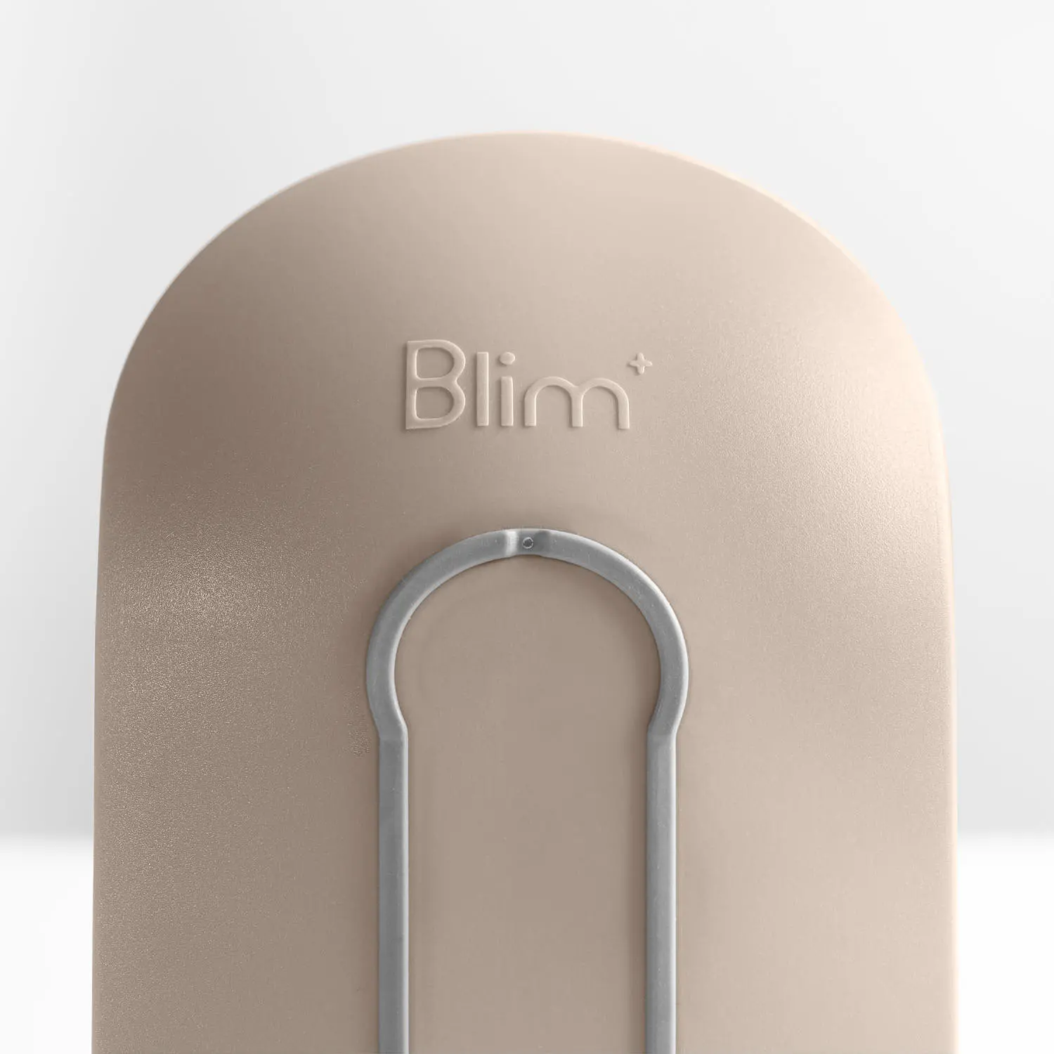 Stand Blim Plus: poggiamestolo nella colorazione Moka Grey con base stabile e gomma antiscivolamento